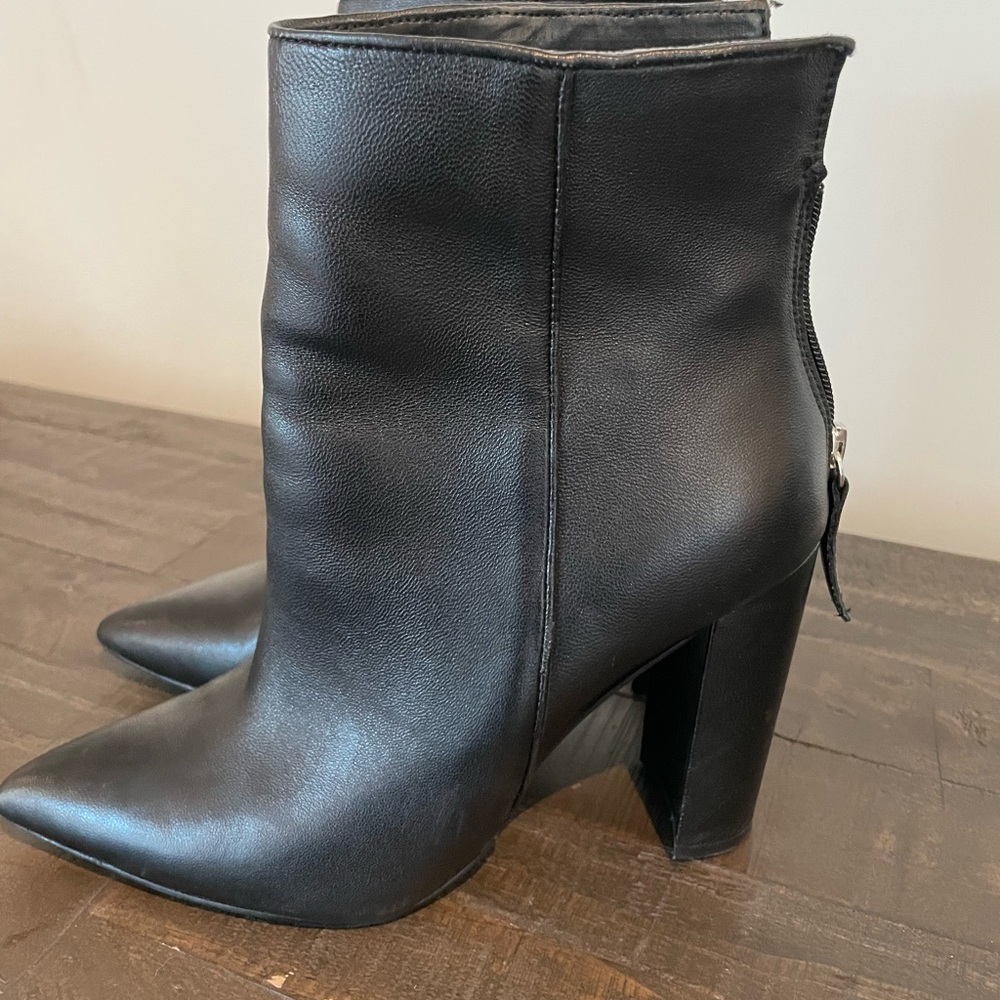 Steven madden leather ankle boots